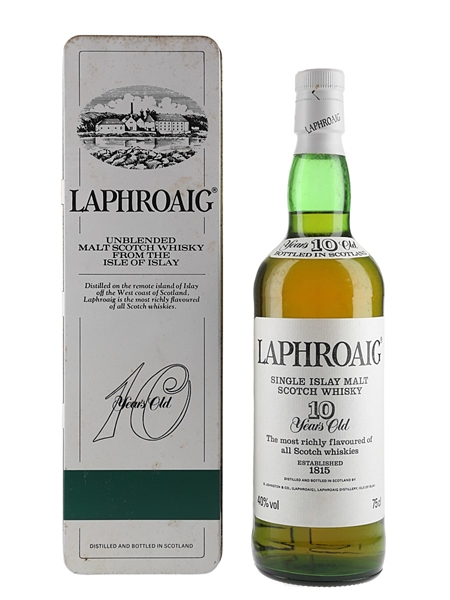 Laphroaig 10 Year Old Bottled 1980s 75cl / 40%