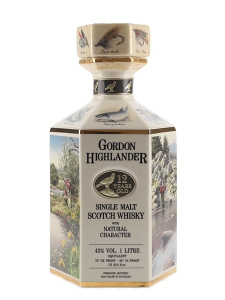 Gordon Highlander 12 Year Old Bottled 1970s-1980s - Royal Victoria Pottery 100cl / 43%