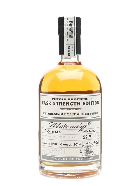 Miltonduff 1998 Chivas Brothers 16 Year Old Cask Strength Edition 50cl / 52.9%