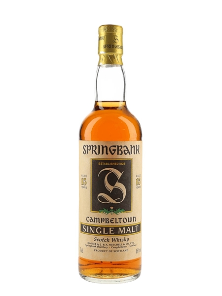 Springbank 15 Year Old Bottled 1990s 70cl / 46%