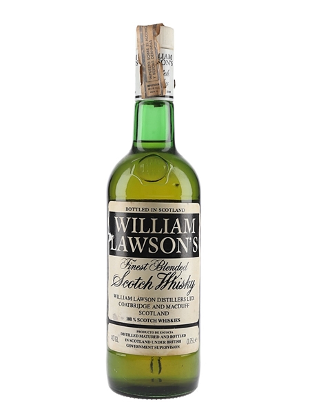 William Lawson's Finest Bottled 1980s - Martini & Rossi 75cl / 40%