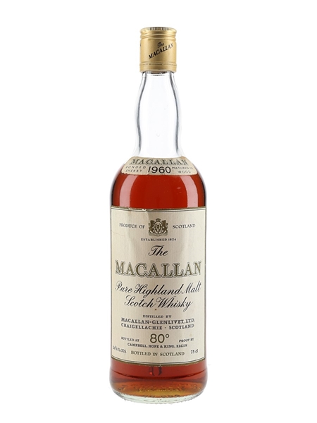 Macallan 1960 Campbell, Hope & King Bottled 1970s 75cl / 46%