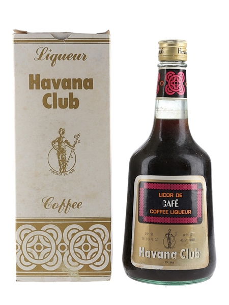 Havana Club Coffee Liqueur Bottled 1970s-1980s 75cl / 26%