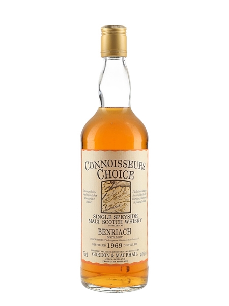 Benriach 1969 Connoisseurs Choice Bottled 1980s - Gordon & MacPhail 75cl / 40%