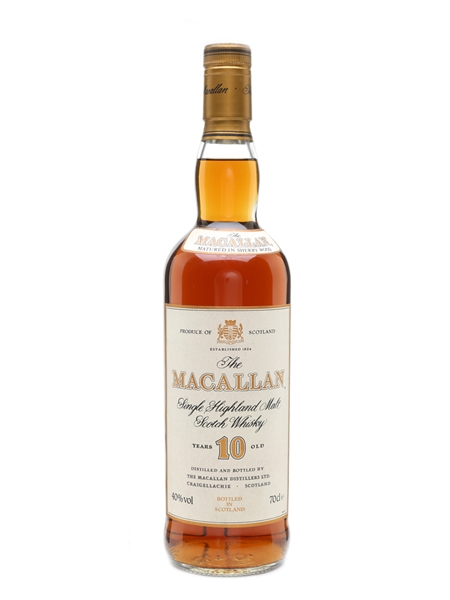 Macallan 10 Year Old Bottled 1990s 70cl / 40%