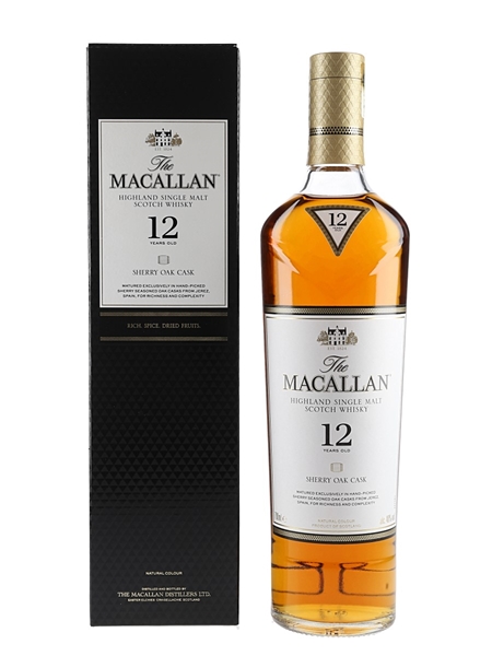 Macallan 12 Year Old Sherry Oak 70cl / 40%