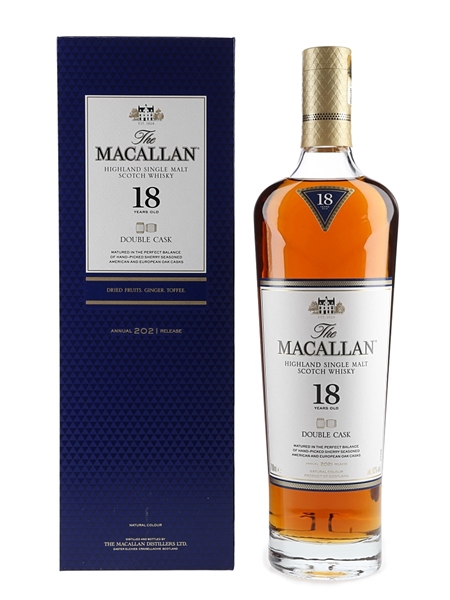 Macallan 18 Year Old Double Cask Annual 2021 Release 70cl / 43%