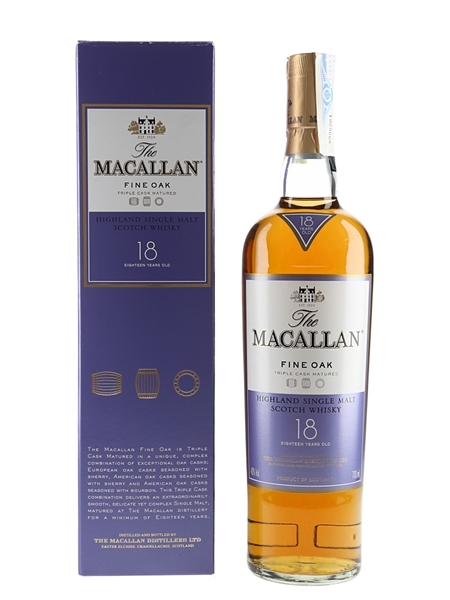 Macallan 18 Year Old Fine Oak Triple Cask Matured 70cl / 43%