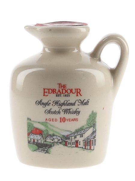 Edradour 10 Year Old Ceramic Decanter Bottled 1990s 5cl / 43%