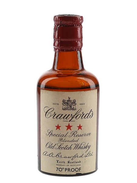 Crawford's 3 Star Bottled 1960s 5cl / 40%