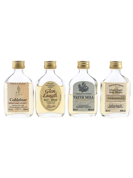 Marks & Spencer Scotch Whisky Coblebrae, Glen Laegh, Teith Mill & Tobermory 4 x 5cl / 40%