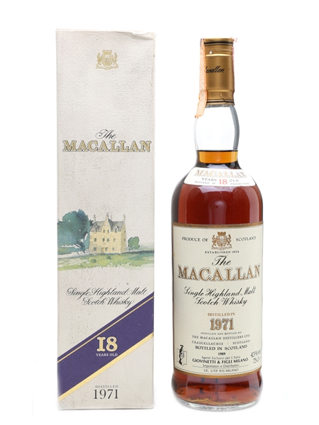 Macallan 1971 18 Year Old - Giovinetti 75cl / 43%