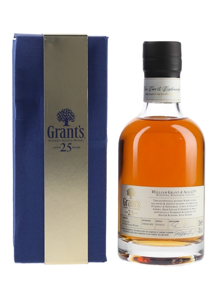 Grant's 25 Year Old Bottled 2010 20cl / 40%