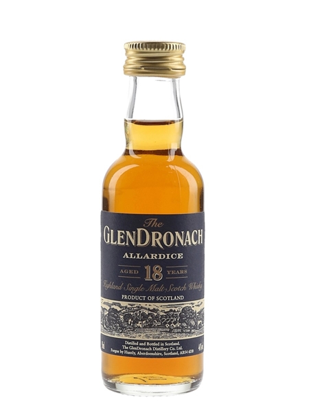 Glendronach 18 Year Old Allardice  5cl / 46%