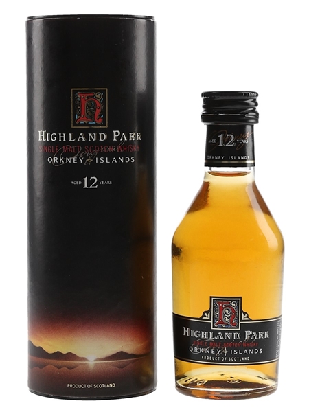 Highland Park 12 Year Old Bottled 1990s-2000s 5cl / 40%