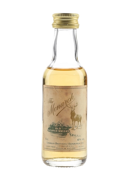 The Monarch Old Scotch Whisky Bottled 1980s 5cl / 40%