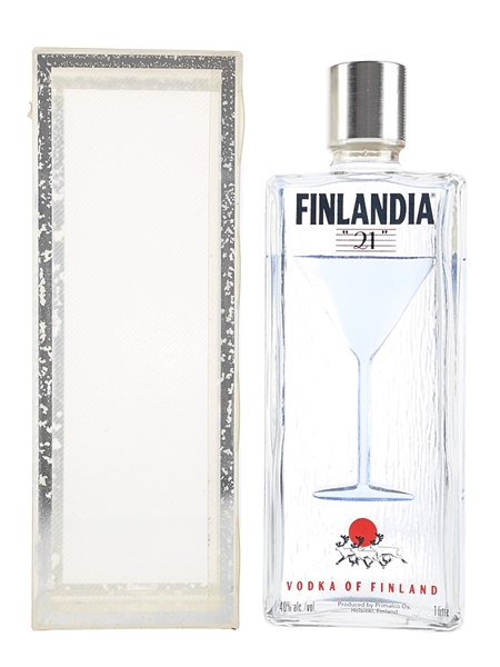 Finlandia 21 Estate Vodka Bottled 2000s 100cl / 45%