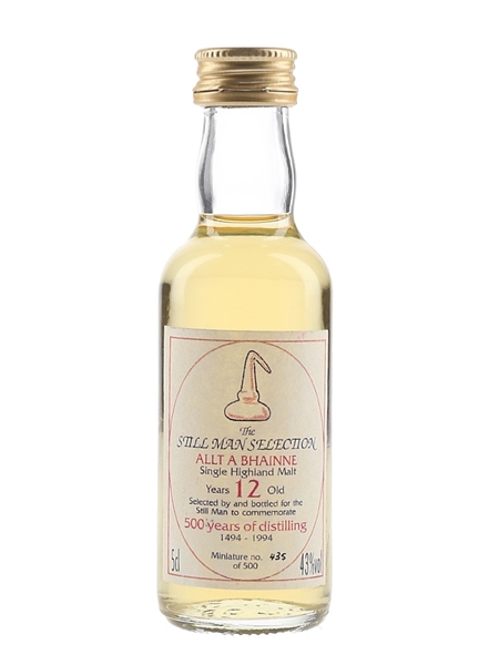 Allt A Bhainne 12 Year Old Still Man Selection - 500 Years Of Distilling 5cl / 43%