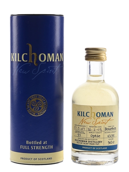 Kilchoman New Spirit 2007 February 2008 5cl / 63.5%