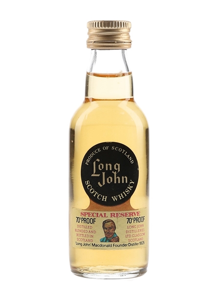 Long John Special Reserve Bottled 1970s 5cl / 40%