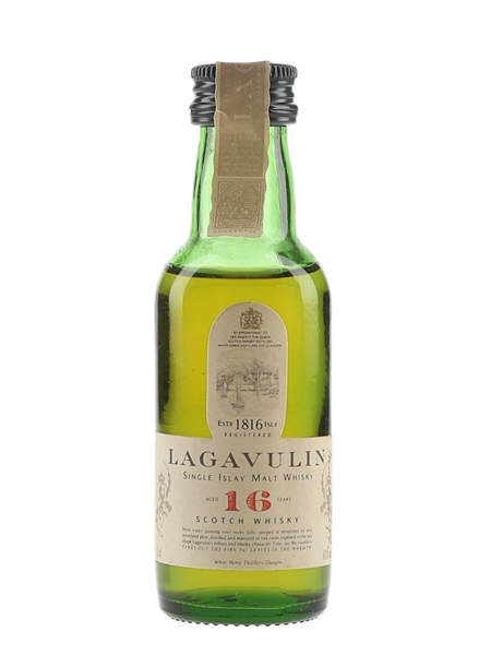 Lagavulin 16 Year Old Bottled 1980s-1990s - White Horse Distillers 5cl / 43%