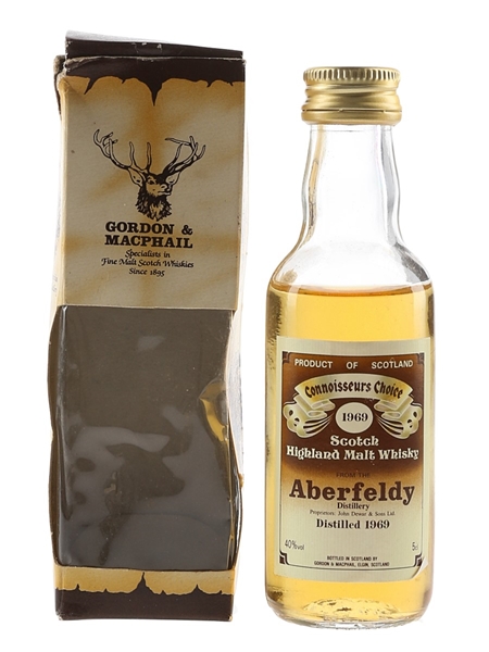 Aberfeldy 1969 Connoisseurs Choice Bottled 1980s - Gordon & MacPhail 5cl / 40%