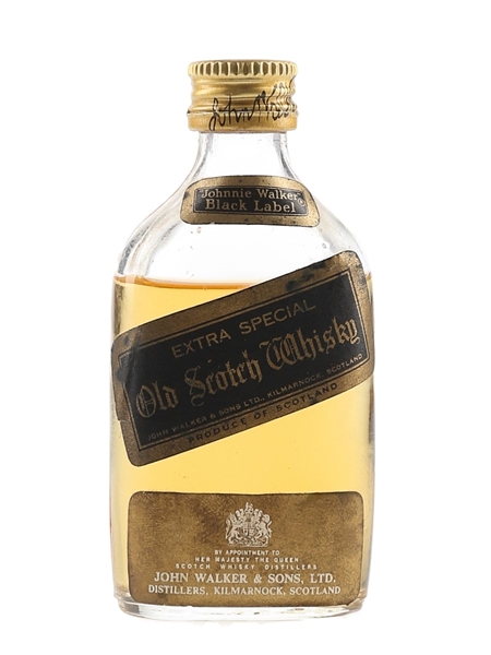 Johnnie Walker Black Label Extra Special Bottled 1970s 5cl