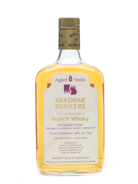 Braemar Bunkers 8 Year Old  70cl / 40%