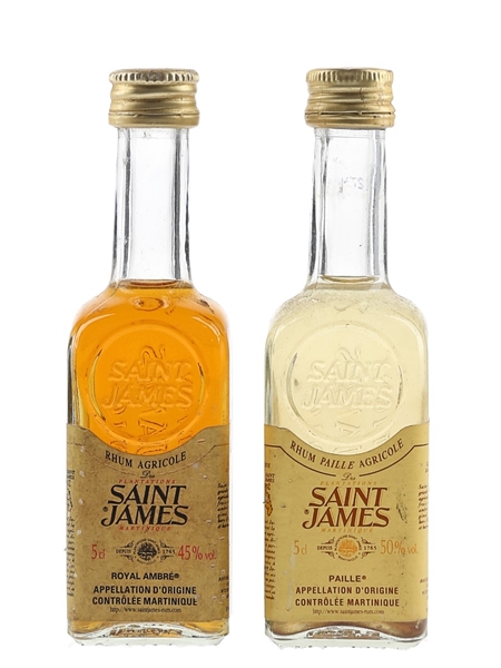 Saint James Royal Ambre Rhum & Rhum Paille  2 x 5cl