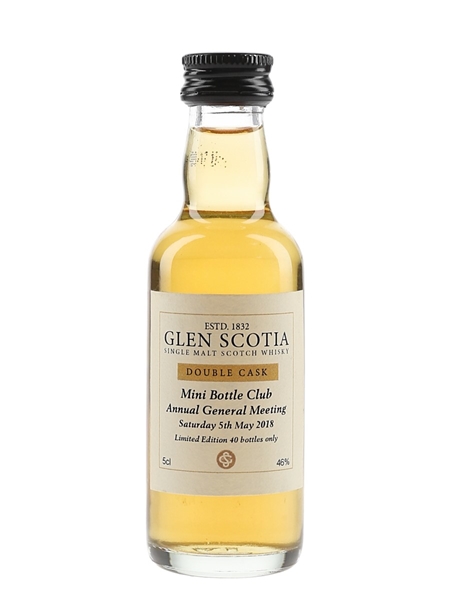 Glen Scotia Double Cask Mini Bottle Club AGM 2018 - Private Bottling 5cl / 46%