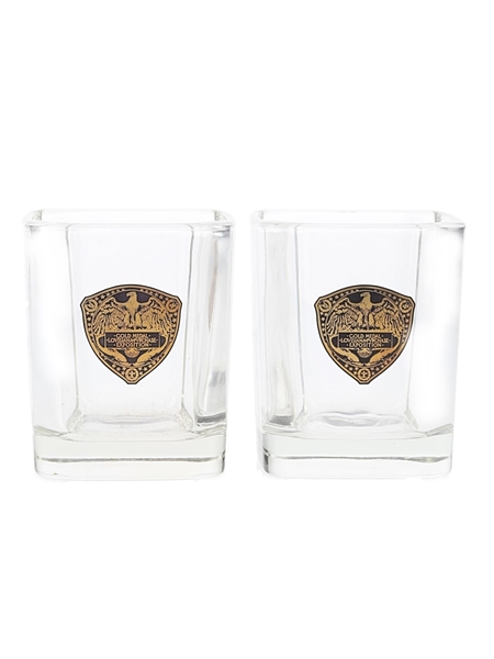 Louisiana Purchase Exposition Commemorative Whiskey Tumblers  2 x 9cm Tall