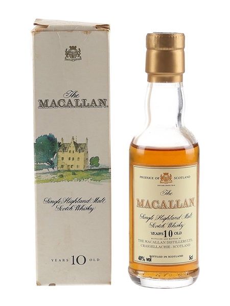 Macallan 10 Year Old Bottled 1990s-2000s 5cl / 40%