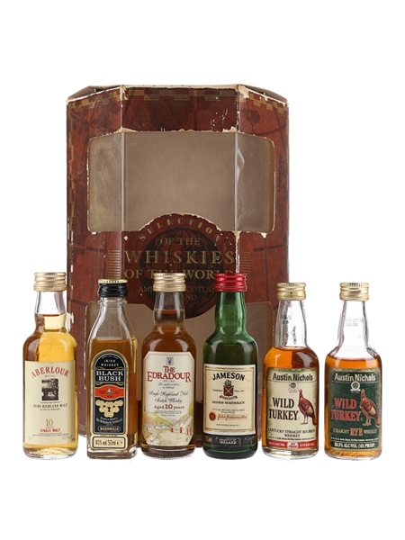 Whiskies Of The World Miniatures Set  6 x 5cl / 40%