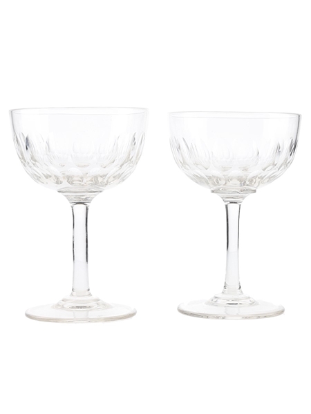 Champagne Coupe Glasses  12.5cm Tall