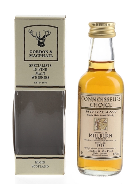 Millburn 1976 Connoisseurs Choice Bottled 2000s - Gordon & MacPhail 5cl / 40%