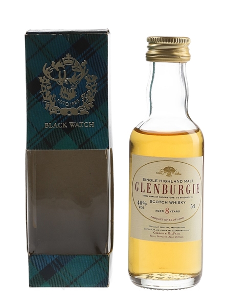 Glenburgie 8 Year Old Bottled 1990s - Gordon & MacPhail 5cl / 40%