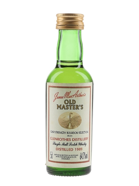 Glenrothes 1989 Old Master's - James MacArthur's 5cl / 64.7%