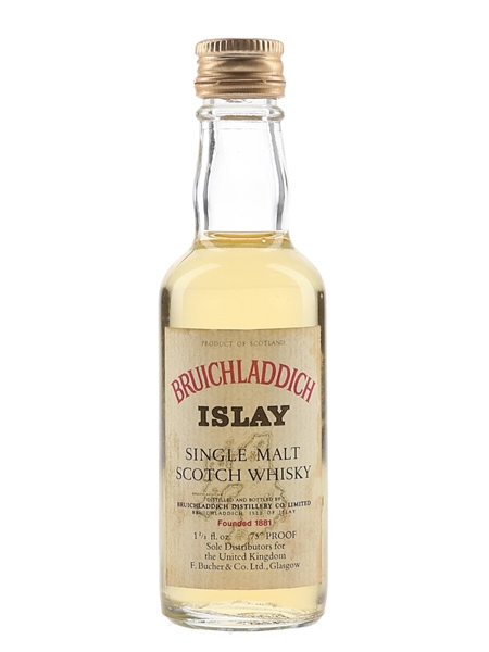 Bruichladdich Bottled 1970s - Bucher & Co 4.7cl / 43%