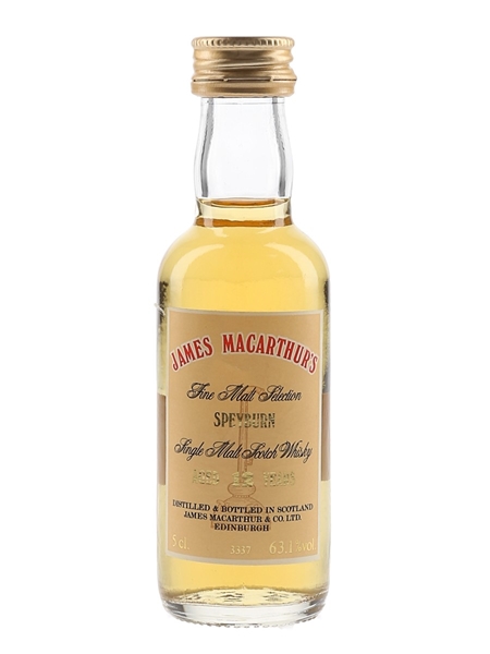 Speyburn 12 Year Old Bottled 1992 - James MacArthur 5cl / 63.1%