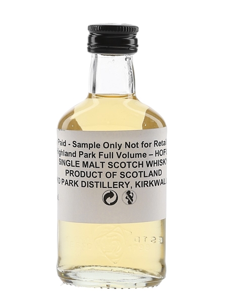 Highland Park Full Volume Trade Sample 5cl / 47.2%