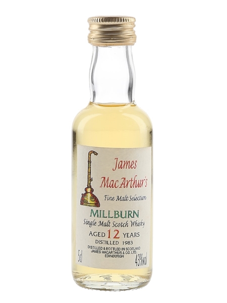 Millburn 1983 12 Year Old James MacArthur's 5cl / 43%