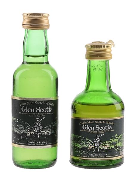 Glen Scotia Bottled 1980s 2 x 5cl / 40%