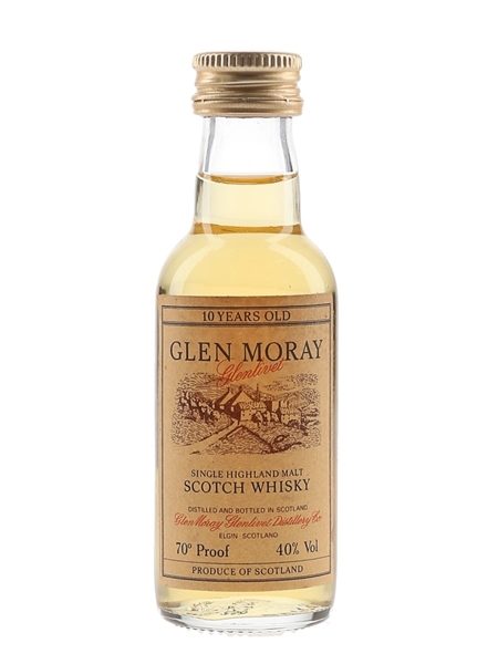 Glen Moray Glenlivet 10 Year Old Bottled 1970s-1980s 5cl / 40%