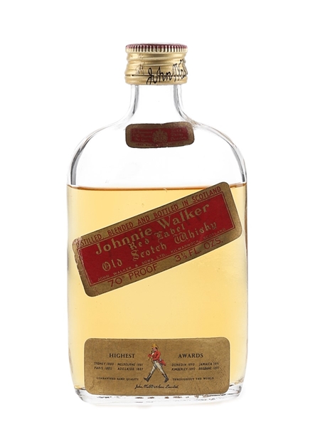 Johnnie Walker Red Label Bottled 1970s 10cl / 40%