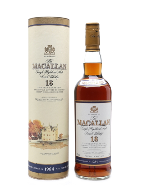 Macallan 18 Year Old 1984 and Earlier 70cl / 43%