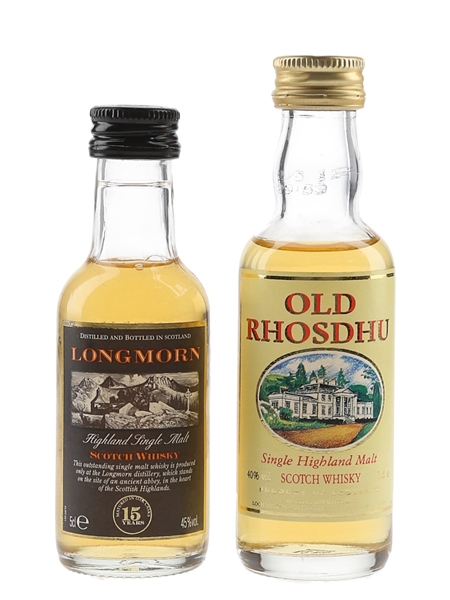 Longmorn & Old Rhosdhu  2 x 5cl