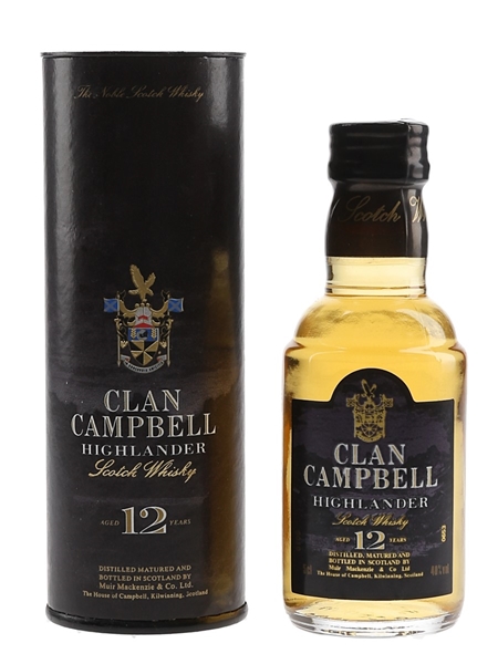 Clan Campbell 12 Year Old  5cl / 40%