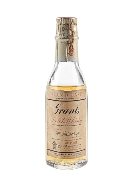 Grant's Stand Fast Bottled 1950s-1960s 5cl / 40%