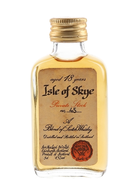 Macleod's Isle Of Skye 18 Year Old Private Stock No.45 5cl / 43%