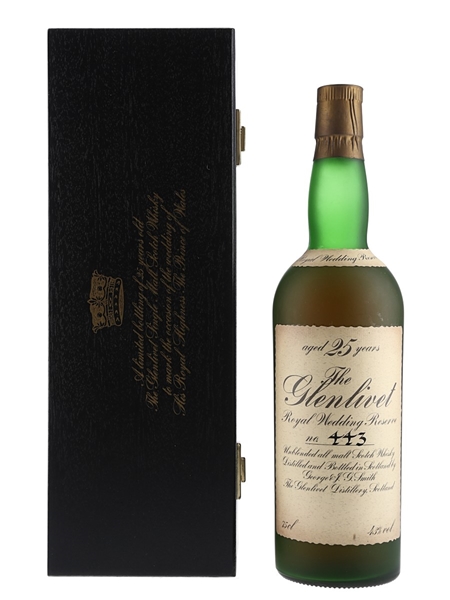 Glenlivet 25 Year Old Royal Wedding Reserve Bottled 1981 75cl / 43%